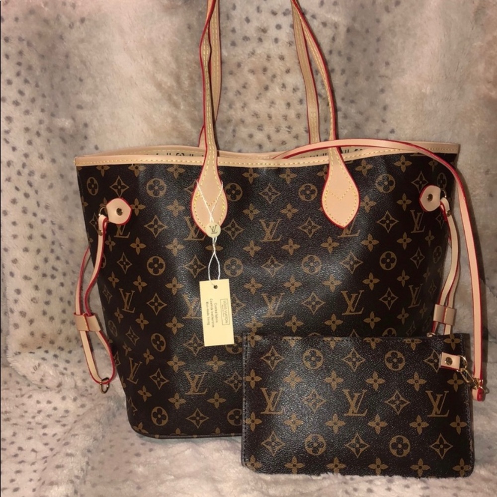 NWT. Brown and tan neverfull